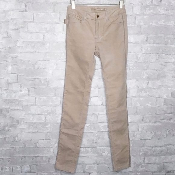 Zadig & Voltaire Eva Velours Skinny Corduroy Pants - Picture 3 of 12